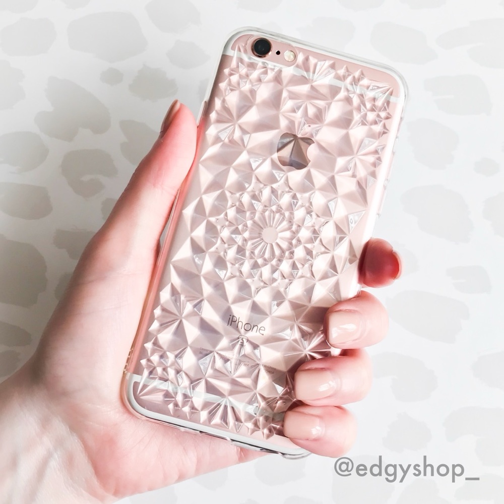 3D Diamond Kaleidoscope iPhone Case